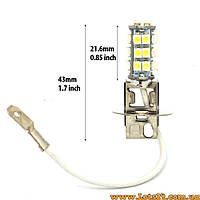 Автолампи H3 26 LED 6000K світлодіодні лампочки для авто краще за галогенові та ксенонові