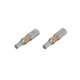 Комплект викруткових насадок Hex H4.0 1/4" * 25 мм, S2, пак. 2 од., STORM INTERTOOL VT-0227 pwtl