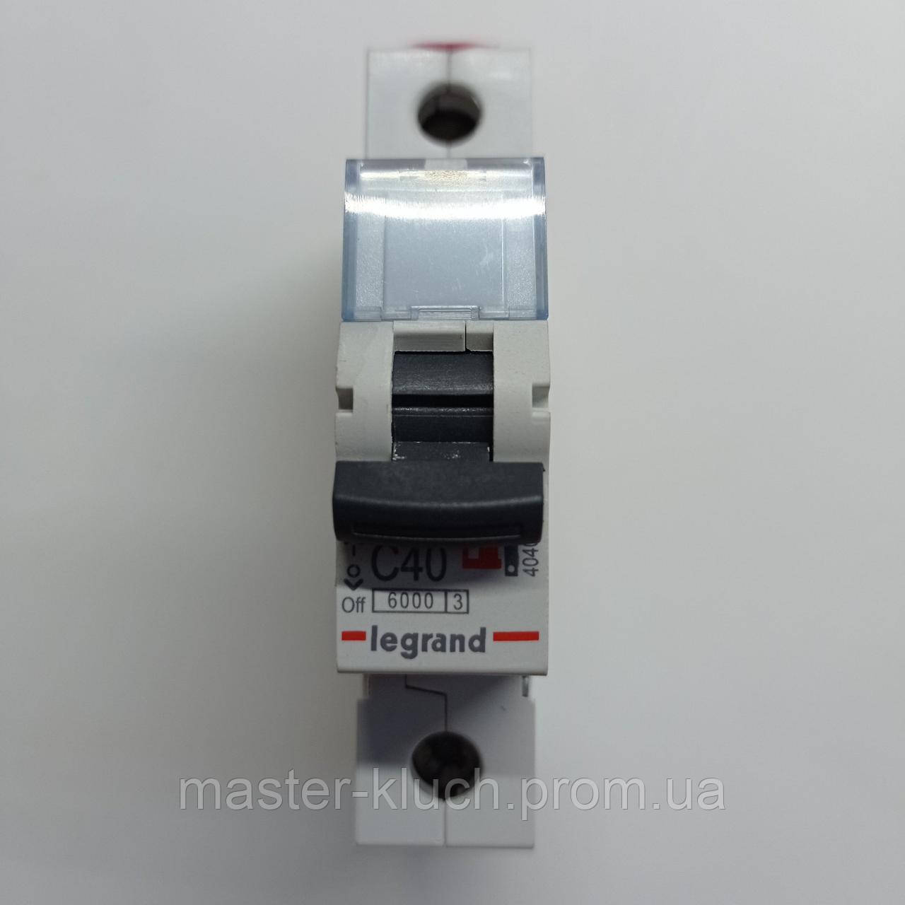 Автоматический выключатель 40A 1P Legrand TX3 - фото 6 - id-p28963749
