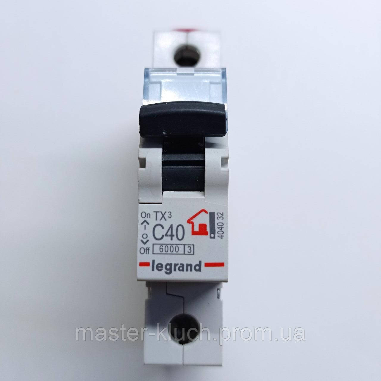 Автоматический выключатель 40A 1P Legrand TX3 - фото 1 - id-p28963749