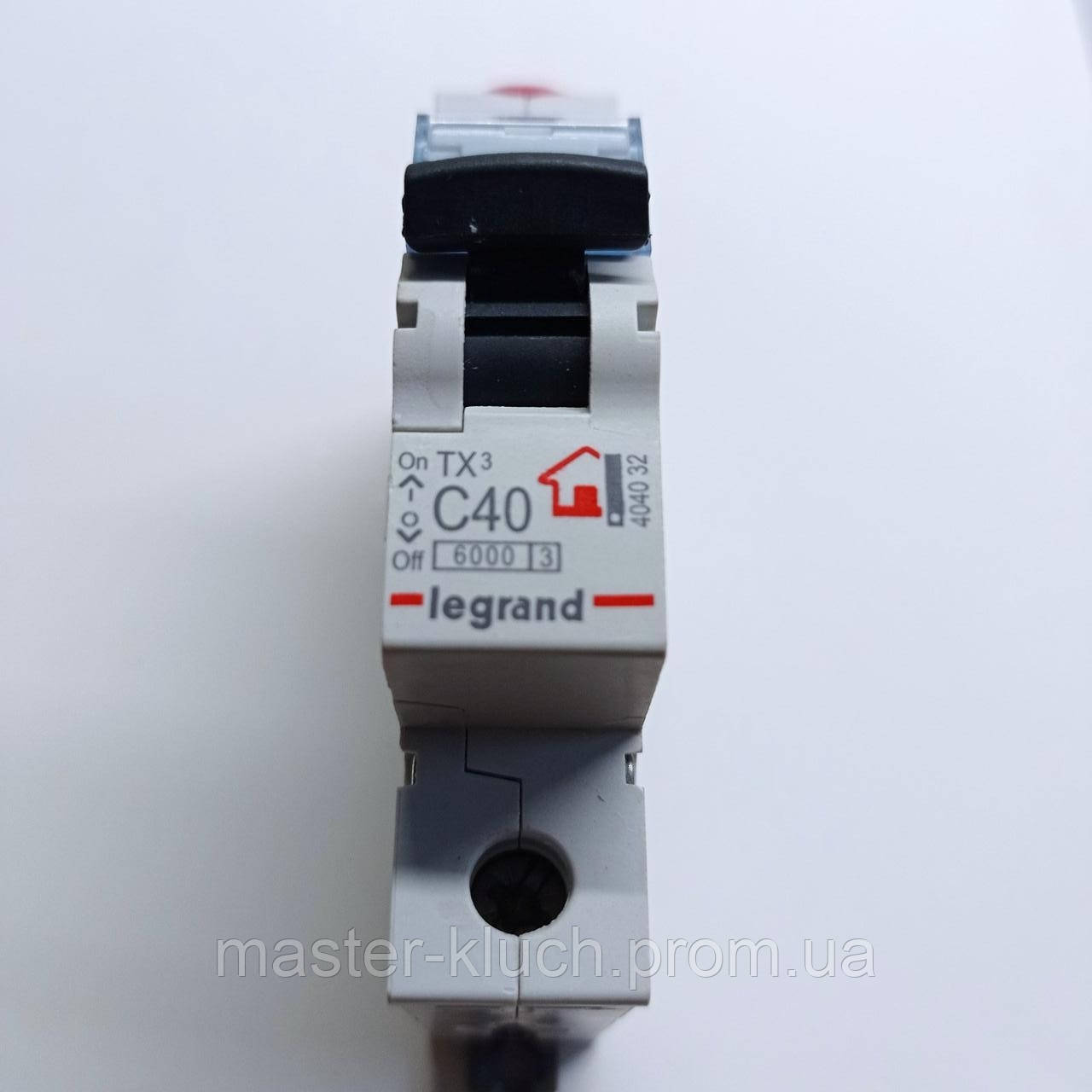 Автоматический выключатель 40A 1P Legrand TX3 - фото 5 - id-p28963749