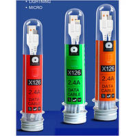 USB кабель micro USB WUW X126 White