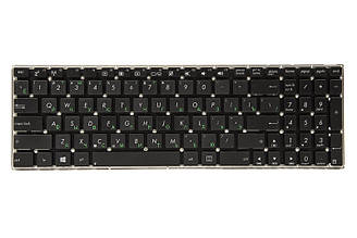 Клавіатура для ноутбука ASUS X553MA, X554LA чорний, без фрейму