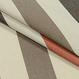 Дралон тканина для маркіз, вуличних штор, шезлонгів, чохлів на садові меблі, гойдалок, смуга, фото 2