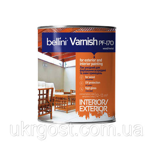 Лак для металла ПФ-170 BELLINI 0,75 л, цена 173.56 грн — Prom.ua (ID ...