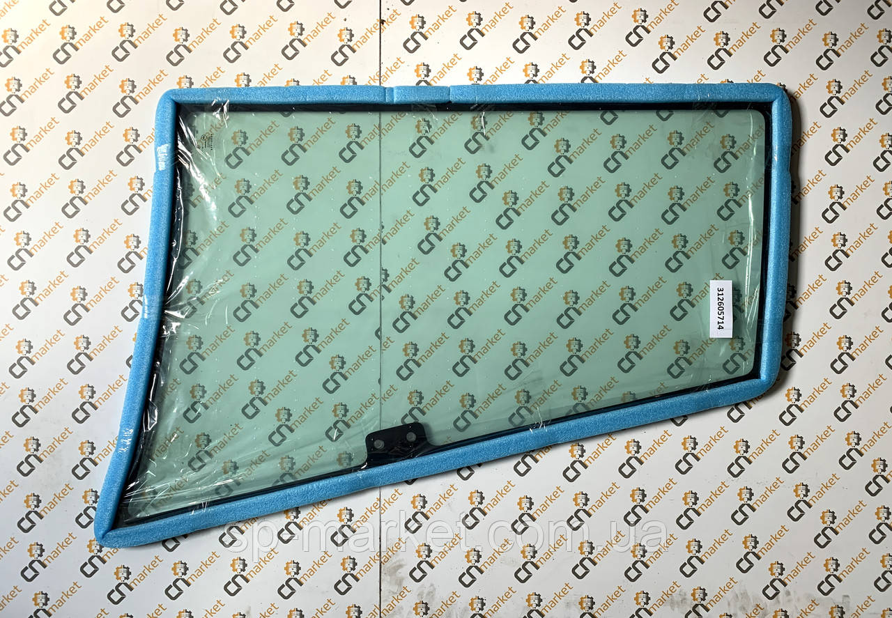 Скло ліве за дверима Komatsu WB93R-2 312605714 WB140PS-2 WB140-2N, WB150-2, WB150AWS-2, фото 1