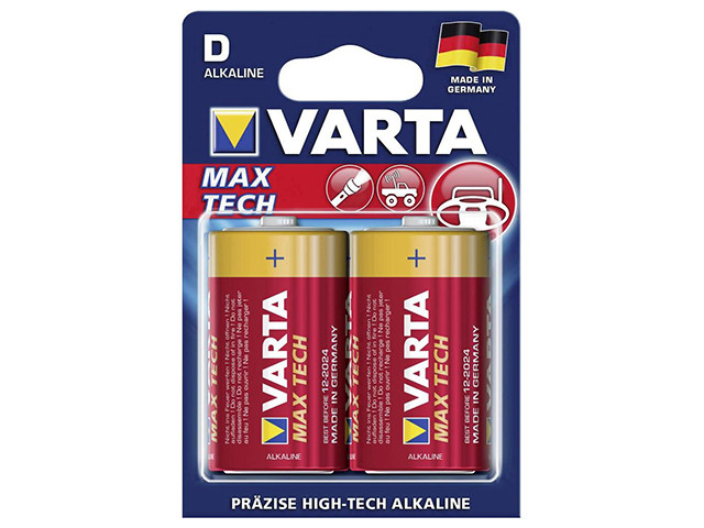 Батарейки Varta maxi tech/longlife max power LR-20/блістер 2шт (10), фото 1