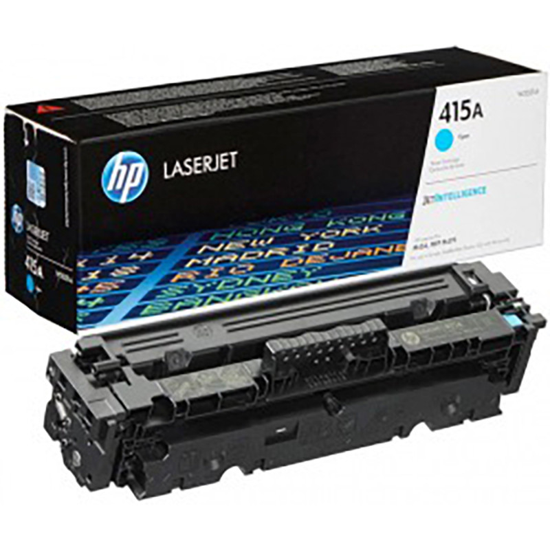 Картридж HP 415A cyan W2031A для принтера Color LJ Pro M479dw, M479fdn, M479fdw, M479fnw, M454dn, M454dw, фото 1