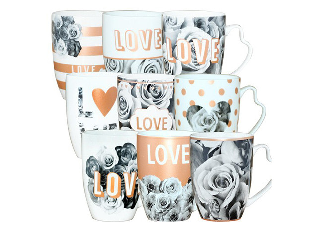 Чашка керам. 340мл "Love" мікс №040-01-72/S&T/(9)(36)