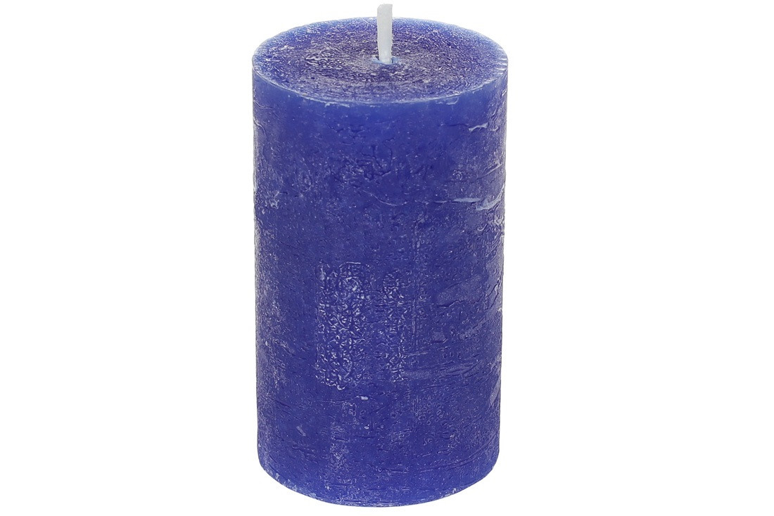 Свічка циліндр 10см,кобальтовий синій №C06_10_1-5.2/5735/Bonadi/(12)
