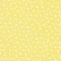 Бавовна для рукоділля жовта з дрібним малюнком, тканина для печворка, FLO-50, відрізний 55*46 см, США