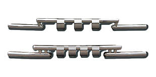 Передній захист ST009-15 (нерж.) Fiat Ducato 1995-2006