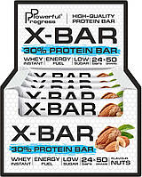 Протеїновий батончик Powerful Progress X-Bar 30% Mega Pack 24x50g