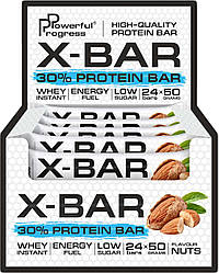 Протеїновий батончик Powerful Progress X-Bar – 30% Mega Pack 24x50g