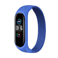 Ремешок BeCover Elastic Nylon Style для Xiaomi Mi Smart Band 5/Mi Smart Band 6 Size L Deep Blue (706160)