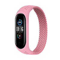 Ремешок BeCover Elastic Nylon Style для Xiaomi Mi Smart Band 5/Mi Smart Band 6 Size L Pink (706163)