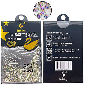 Стрази для дизайну та декору нігтів Хамелеон SS4 АВ