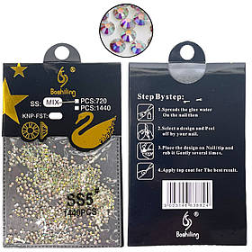 Стрази для дизайну та декору нігтів Хамелеон SS5 АВ