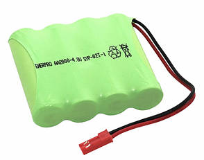 Аккумулятор AA 1200 mAh 4.8V Ni-Mh JST-2P, фото 3