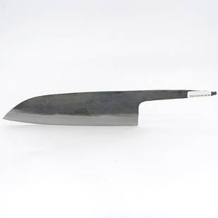 Японське лезо для виготовлення ножа Kurouchi Santoku Tosa 150мм