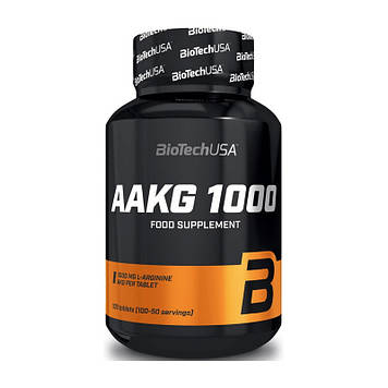 Амінокислота L-аргінін АКГ Биотеч / BioTech AAKG 1000 (100 tabs)