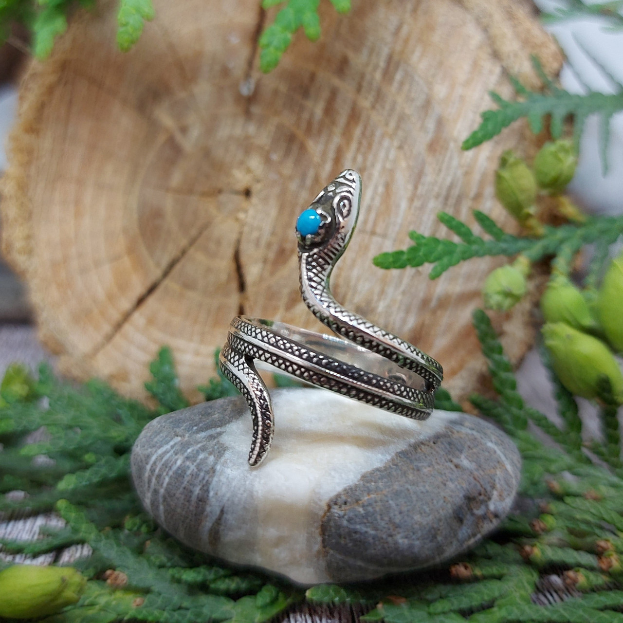 Змія з каменем, Змія королева, Змія принцеса Кільце жіноче, колечко