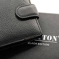 Чоловічий шкіряний гаманець, портмоне, гаманець BRETTON M3602 чорний