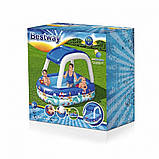 Басейн сімейний з козирком від сонця Bestway 54370 (213х155х132 см), фото 5