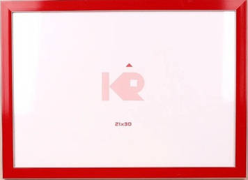 Фоторамка "DL" 13х18 №DL-145 червона з білою окантовкою(24)