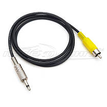 Кабель у екрані 1 RCA (тюльпан) на 3.5 мм 2-pin, фото 5