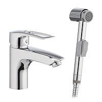 Змішувач для умивальника Haiba GERMES 001 з гігієн. лейкемою (HB0918)