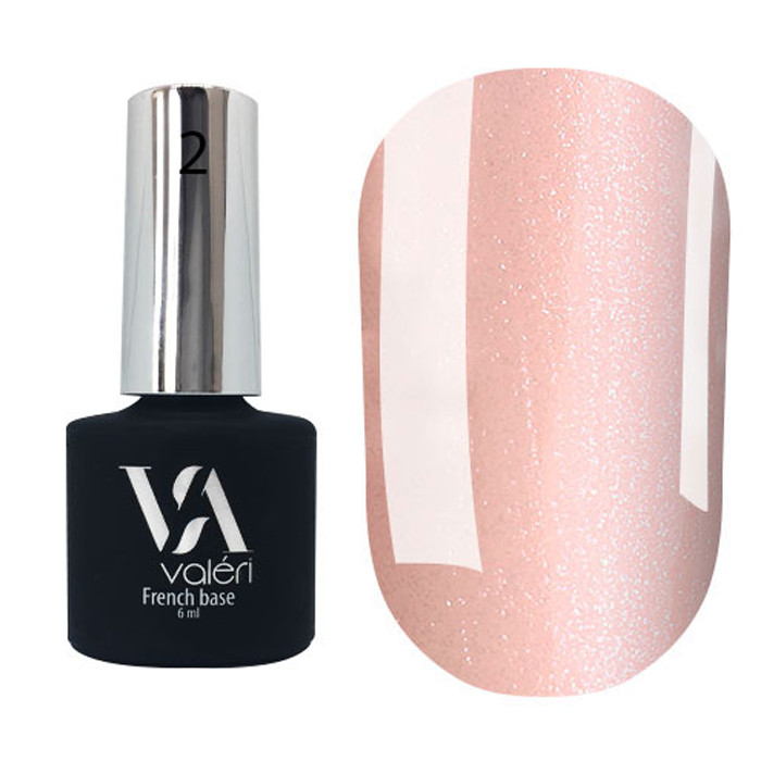 База для гель-лаку камуфлююча Valeri French base №002, 6 мл