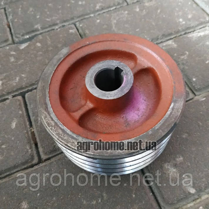 Шків малий 4-х пасовий (ручейний) роторної косарки, фото 1