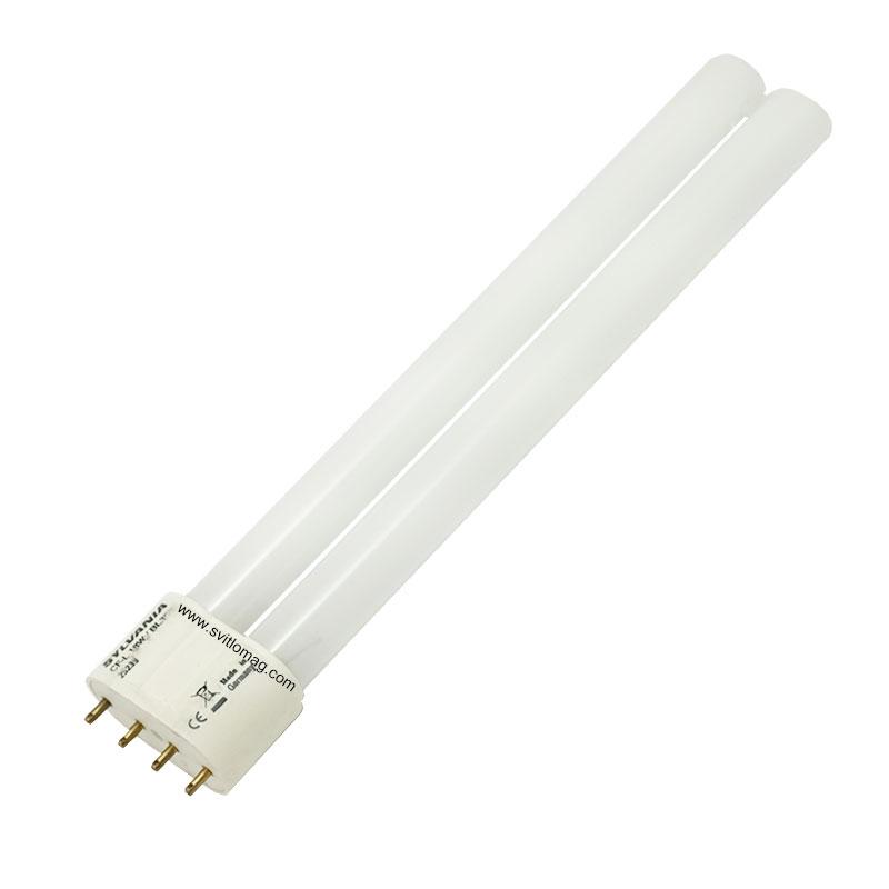 Лампа люмінесцентна ультрафіолетова LYNX-L 18W BL350 SYLVANIA 2G11