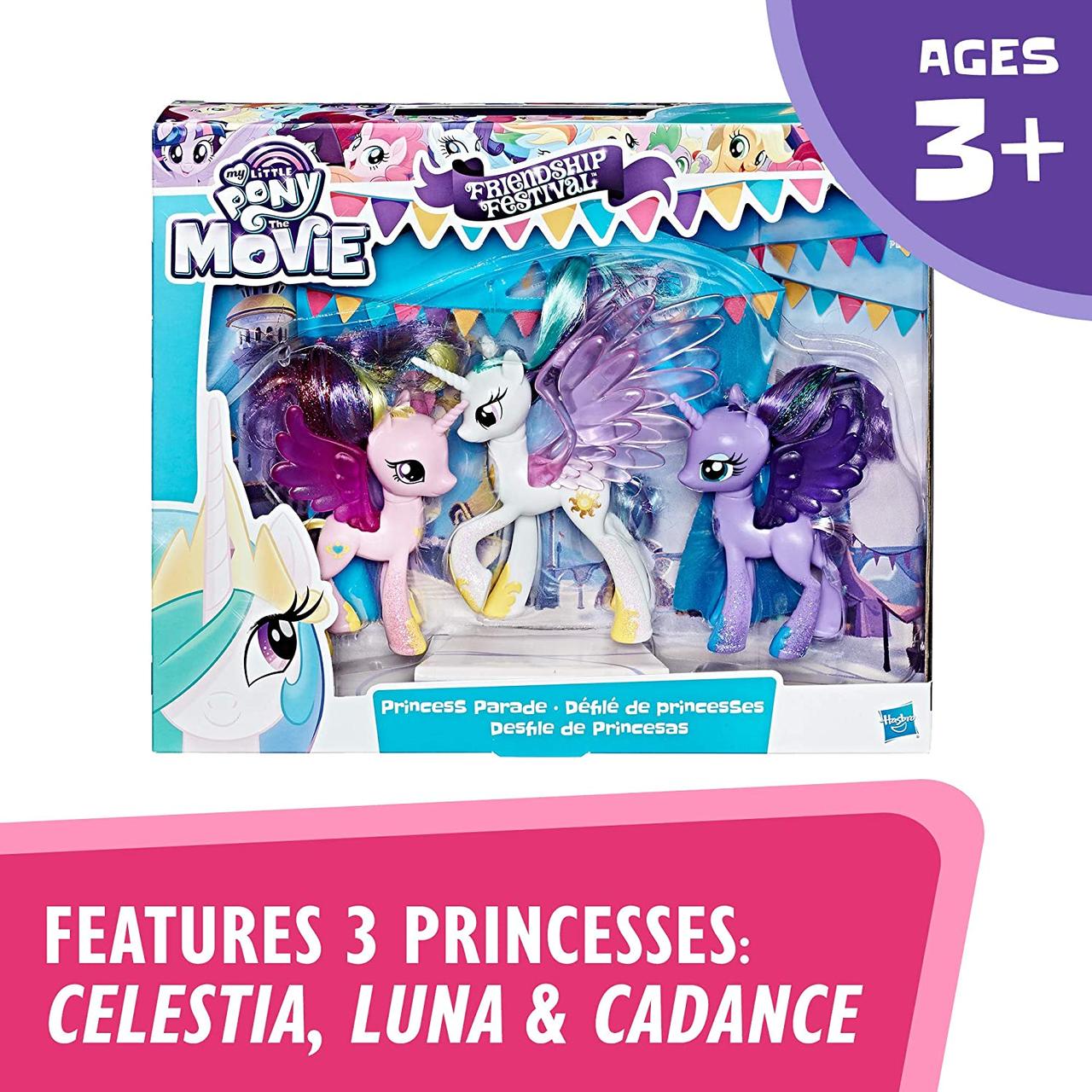 Королівські поні селестія, твайлат, каденс My Little Pony Royal Ponies Celestia Luna Cadence
