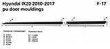 Молдинги на двері для Hyundai iX20 2010-2012 / lift. 2012-2019, фото 3