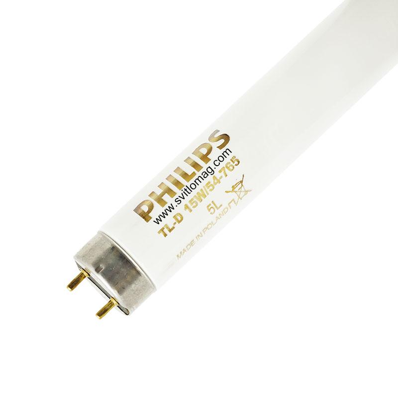 Лампа люмінесцентна TL-D 15w/54-765 PHILIPS G13, фото 1