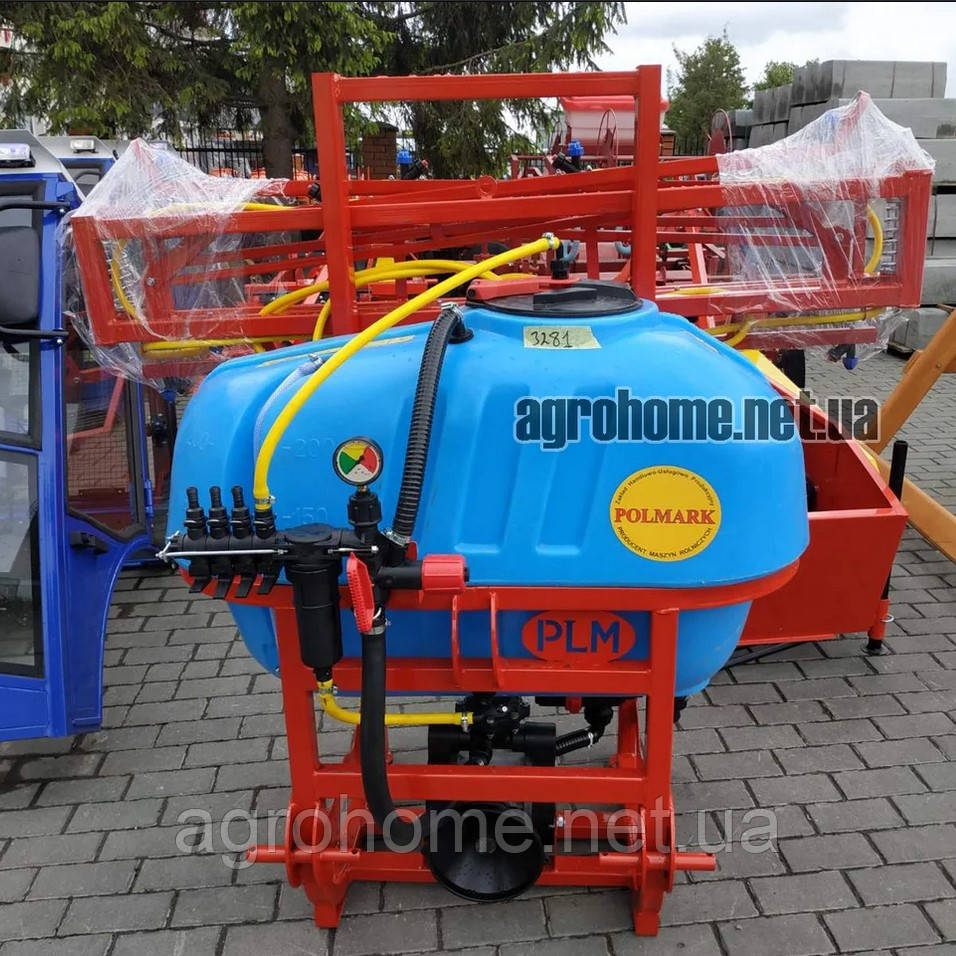 Обприскувач навісний польовий Polmark 200 л. (8 м), фото 1