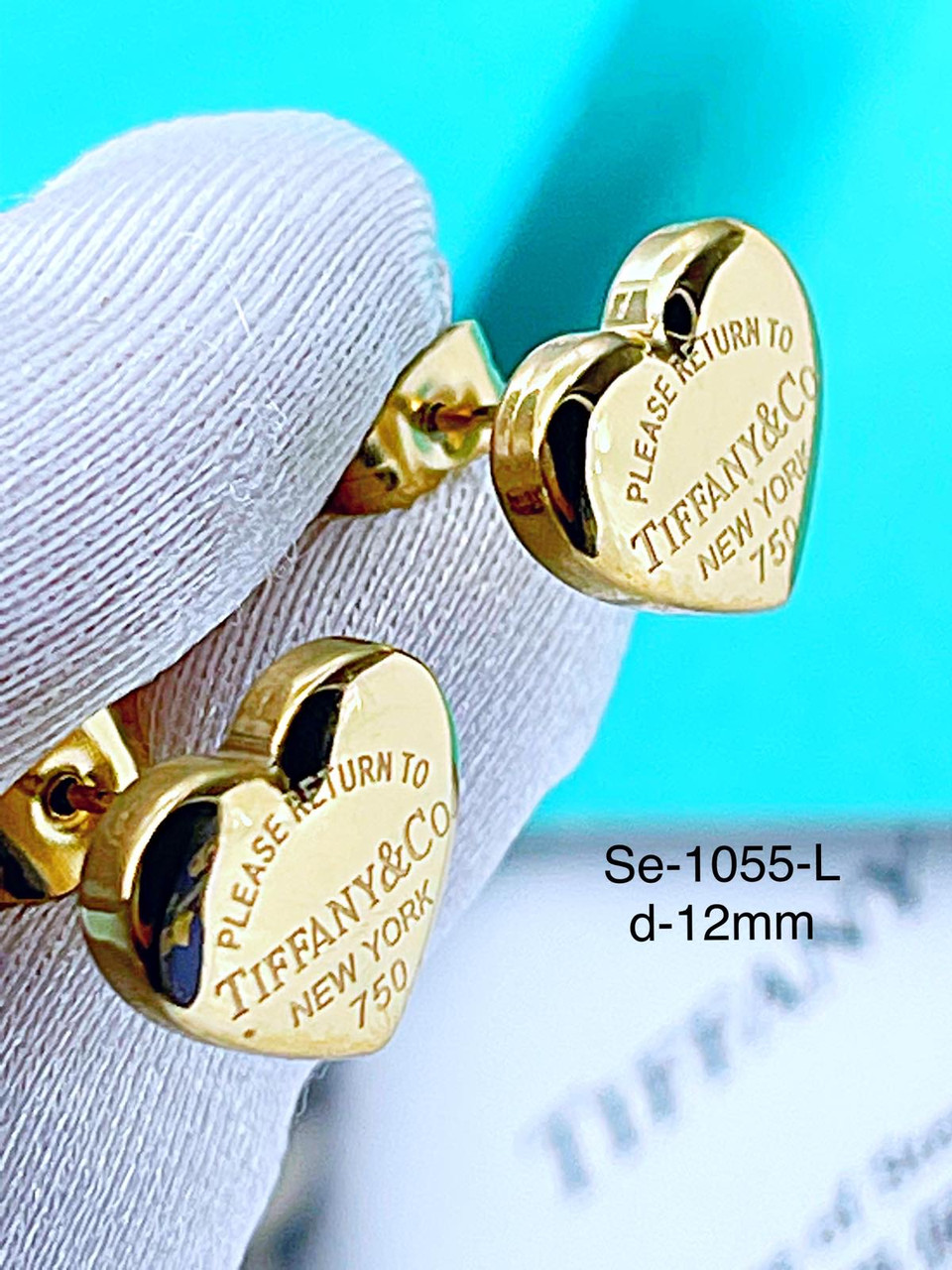 Сережки Stainlees steel (14-K)