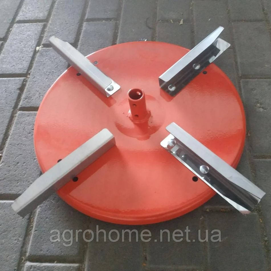 Тарілка розкидача міндобрив (металічна,на 4 нержавіючі лопасті), фото 1