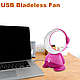 Настільний міні-вентилятор USB Bladeless Fan MX483, фото 3