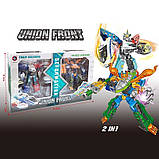 Трансформери роботи HD 48 3 шт. Військового транспорту та 3 поїзди, фото 2