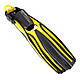 Ласти Marlin Scuba Yellow (Elastic Bungee Strap) S (35,5-40), фото 4