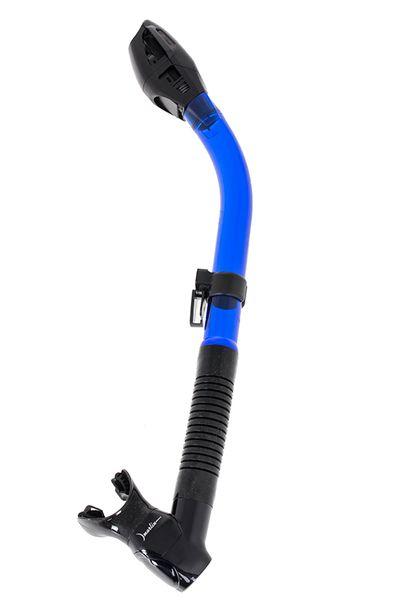 Трубка для дайвінгу з клапаном Marlin Top Dry Blue
