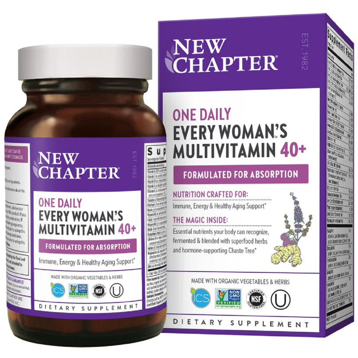 Щоденні Мультивітаміни для Жінок 40+, Every woman's, New Chapter, 48 таблеток
