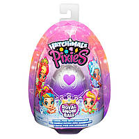 Hatchimals Pixies фіолетове Яйце  Royal Snow Ball Казкова лялька фея Піксис