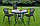 Садових меблів Bistro балкон стіл +3 стільця, фото 8