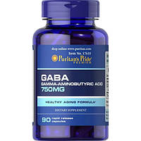 Gaba 750 mg Puritan's Pride (90 капсул)