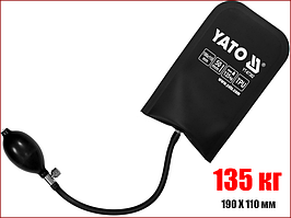 Подушка монтажна 135 кг, висота-50 мм, габарити - 190 Х 110 мм Yato YT-67382