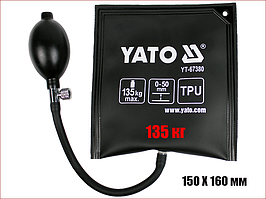 Подушка монтажна 135 кг, висота-50 мм, габарити - 150 Х 160 мм Yato YT-67380